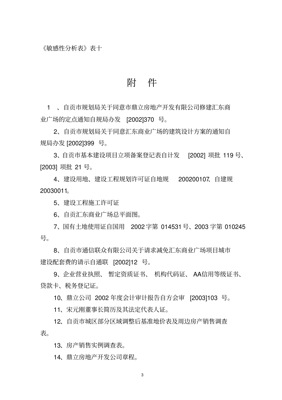 自贡汇东商业广场建设项目可行性研究报告_第3页