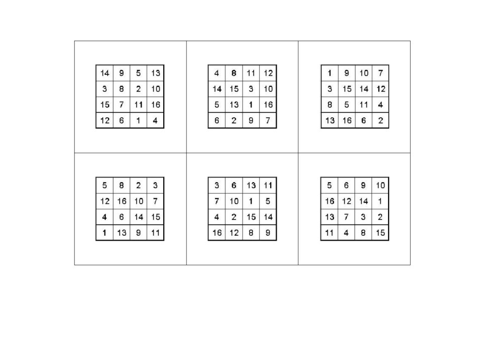 舒尔特表格4X4_第3页