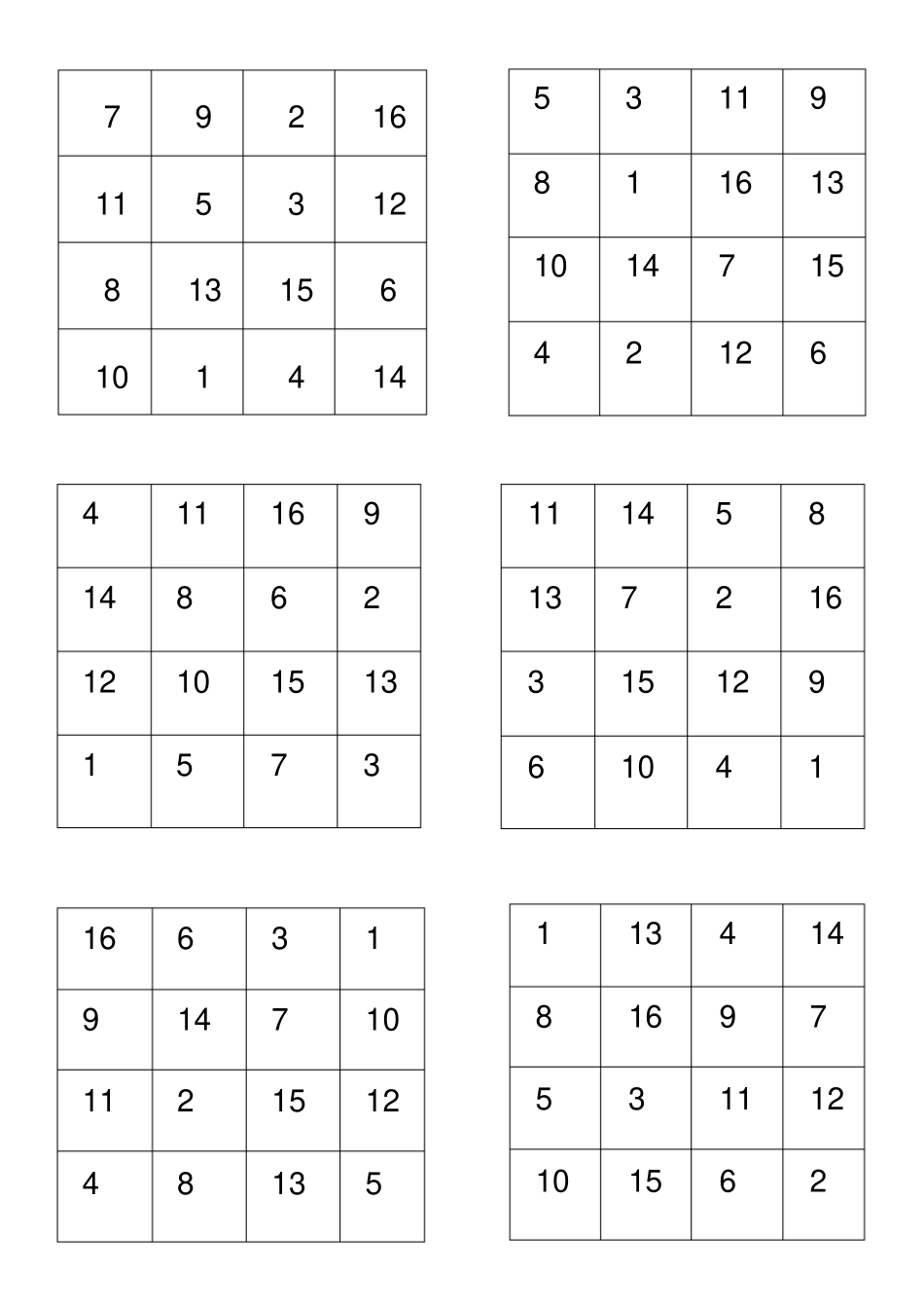 舒尔特表直接打印_第1页