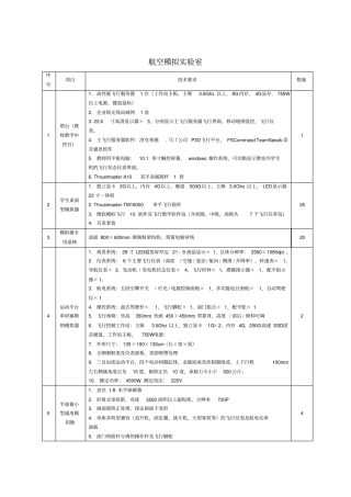 航空模拟试验室