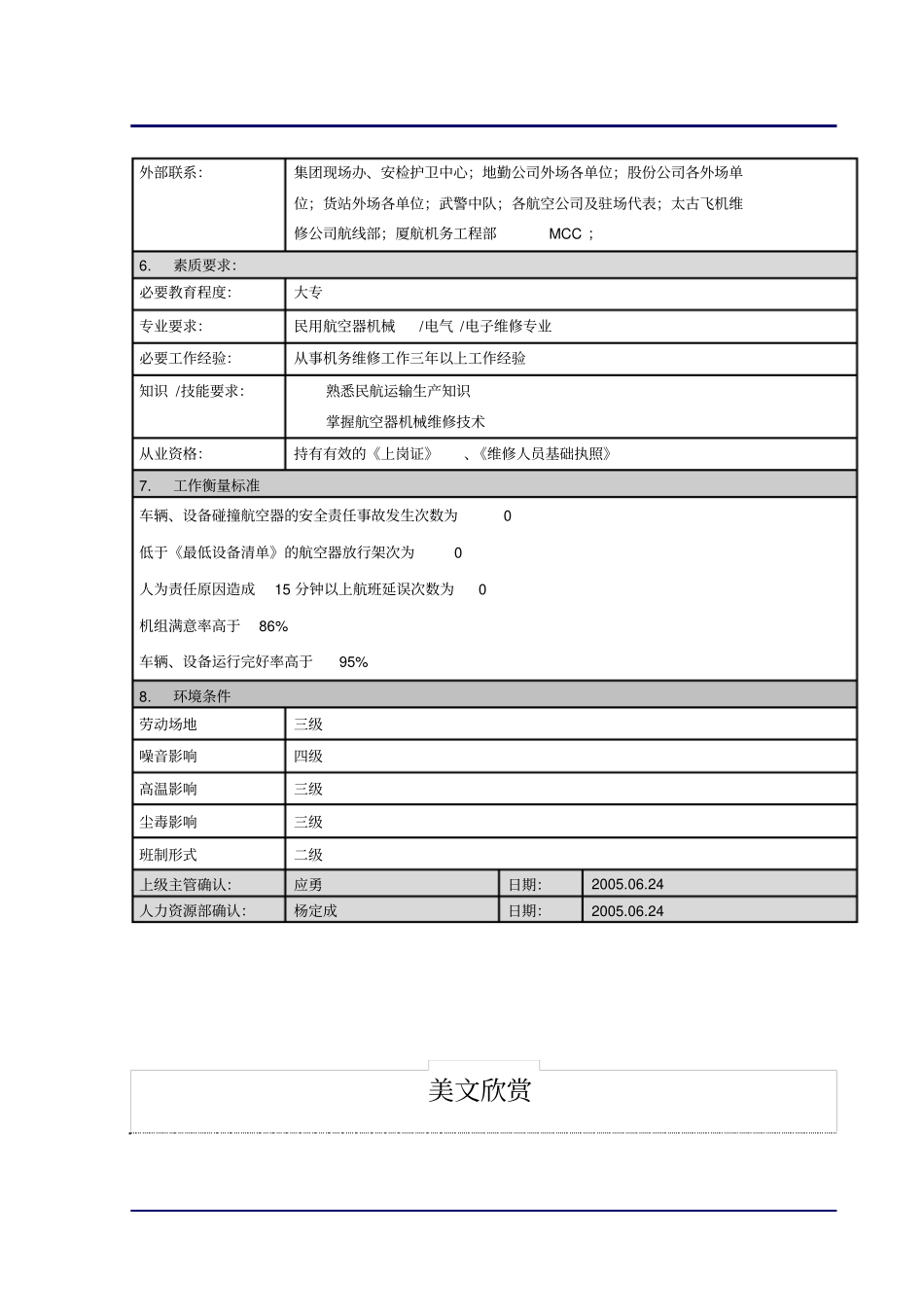 航线部维修员职位描述—D_第2页