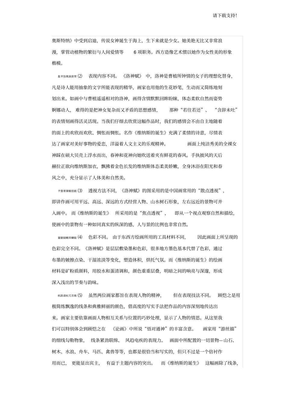 艺术欣赏赏析题大全_第3页