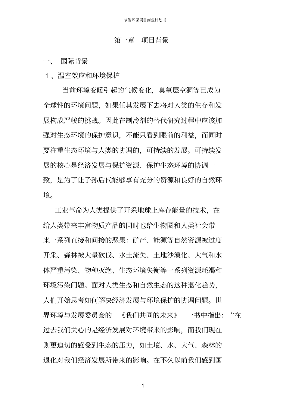 节能环保项目商业计划书_第2页