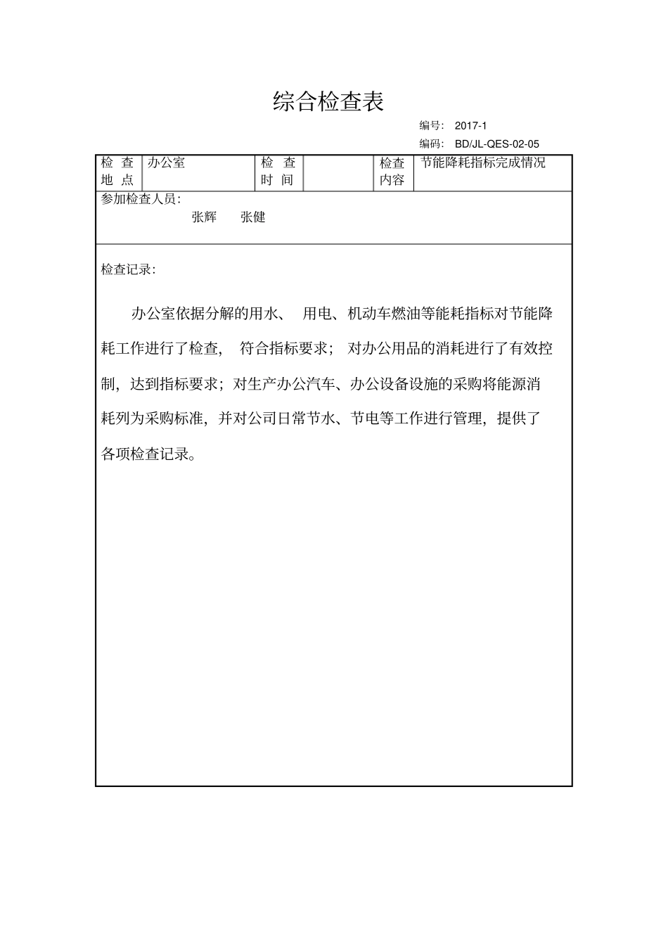 节能降耗综合检查表_第3页