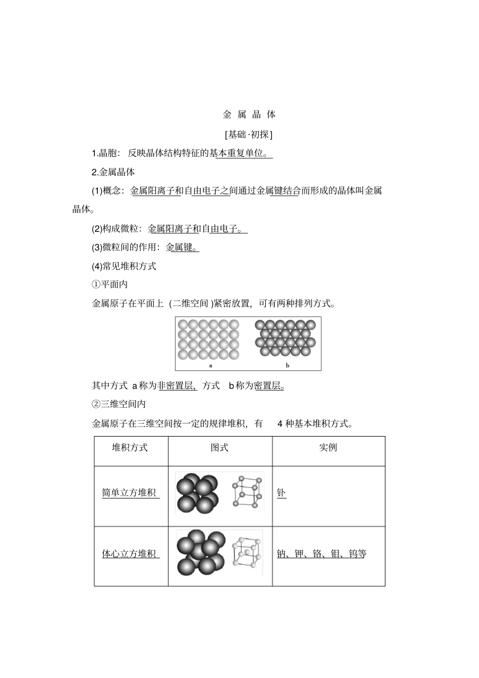 苏教版化学选修3物质结构与性质专题3知识点_第3页