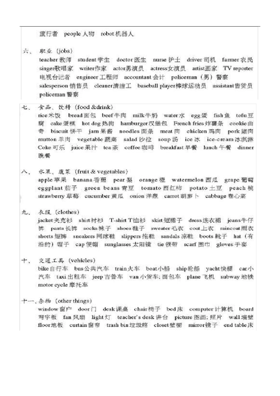 苏教版小升初英语总复习资料大全_第2页