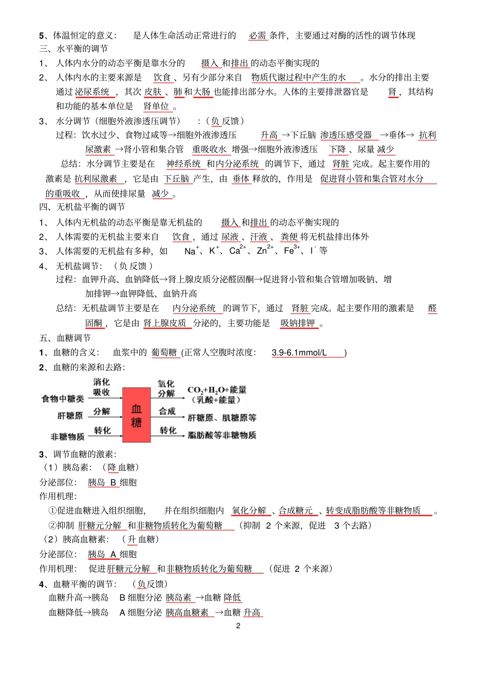 苏教版必修3复习提纲_第2页