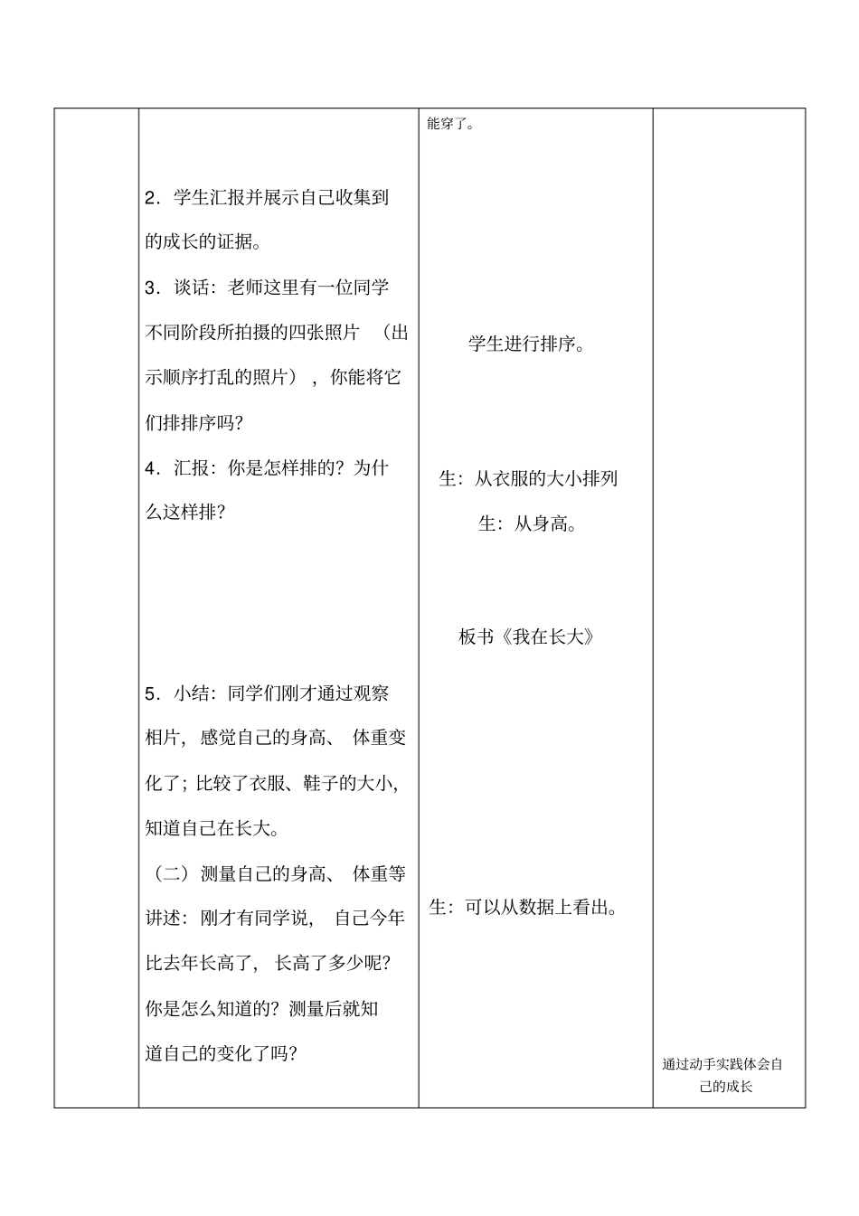 苏教版科学六下我在成长教学案例_第3页