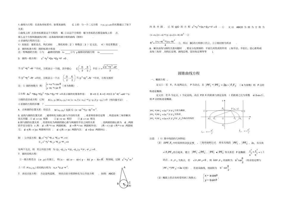 苏教版高中数学必修二高二复习提纲_第3页