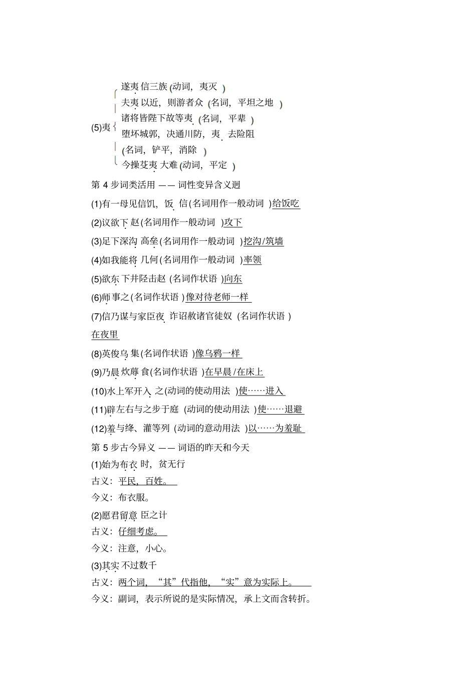 苏教版高中语文选修史记选读检测：6淮阴侯列传版含解析_第3页