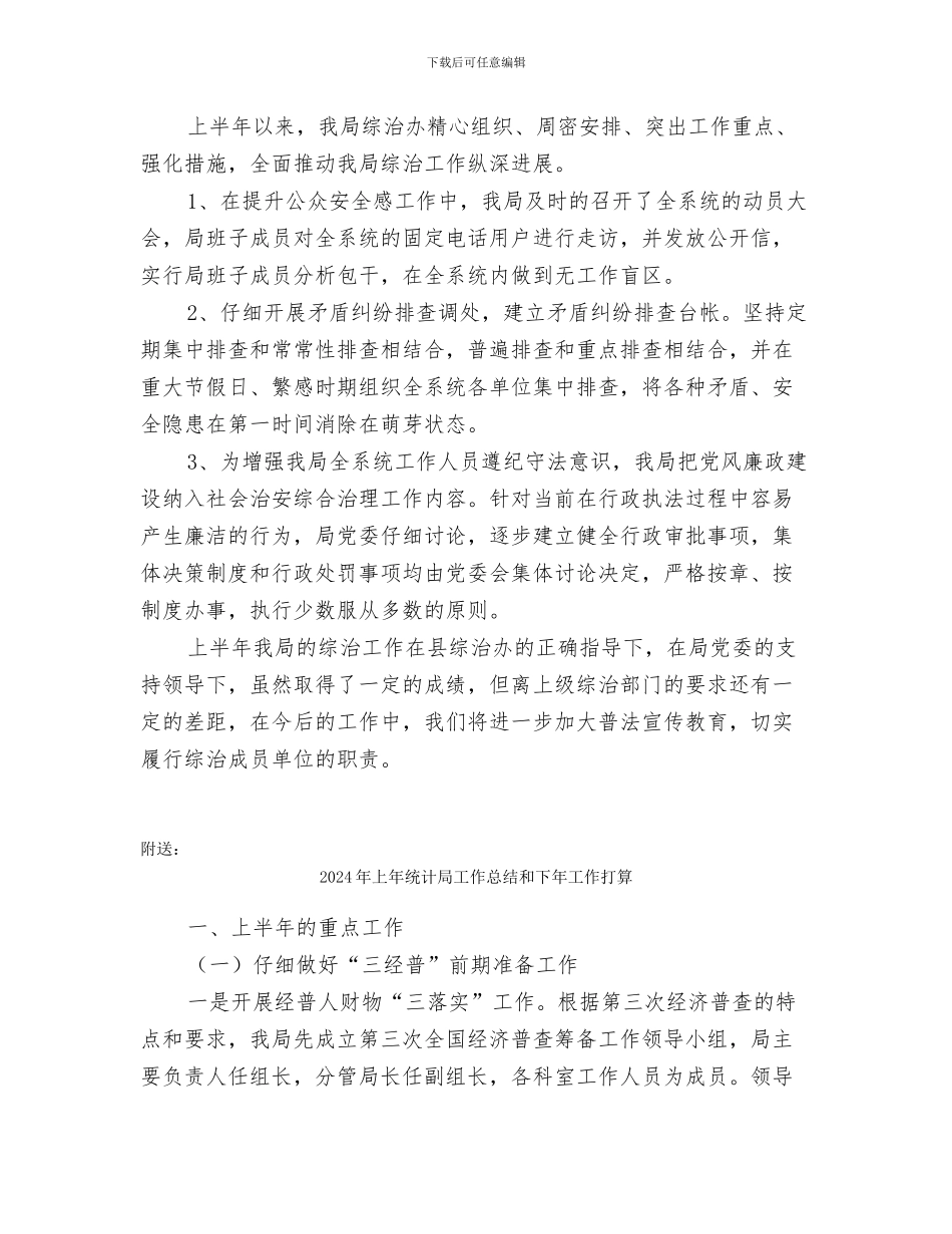 2024年上年社会治安综治工作总结_第2页