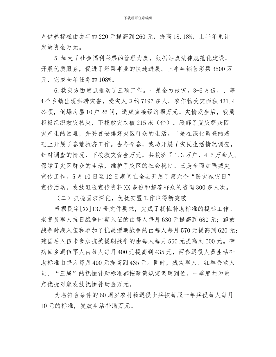 2024年上年民政工作总结_第2页