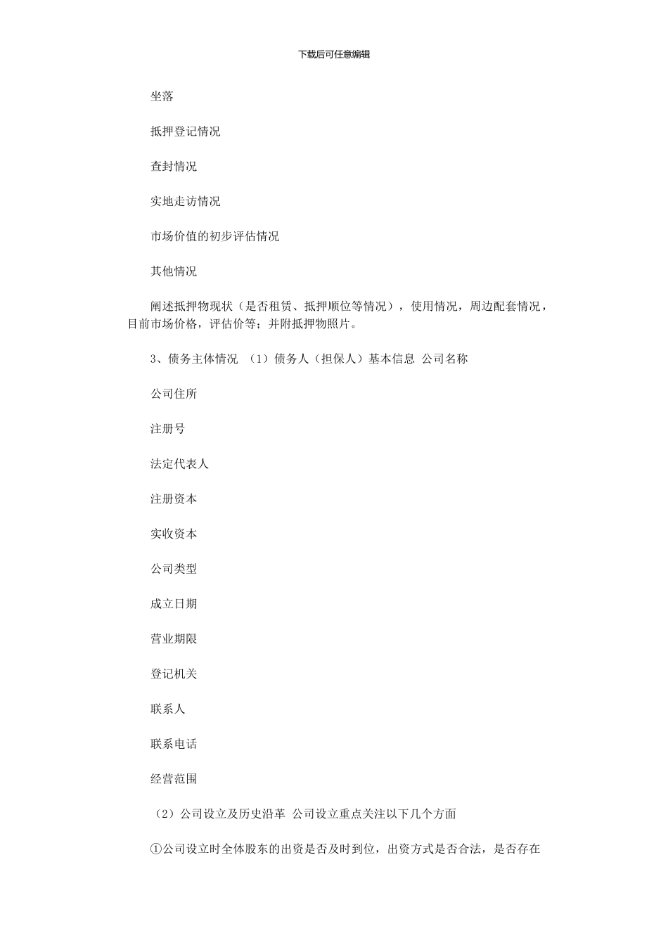 2024年不良资产尽职调查报告_第3页