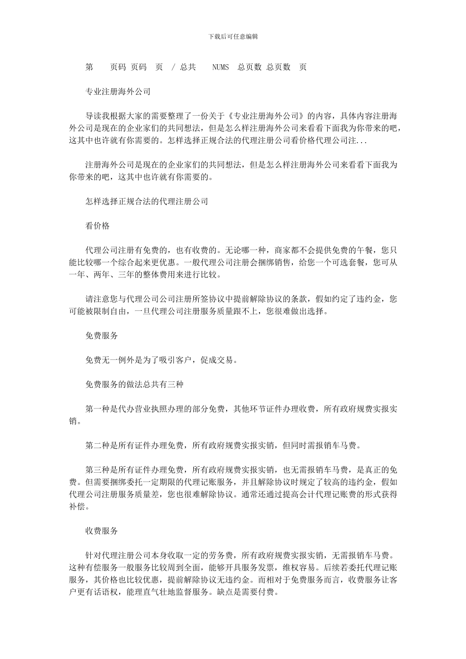 2024年专业注册海外公司_第1页