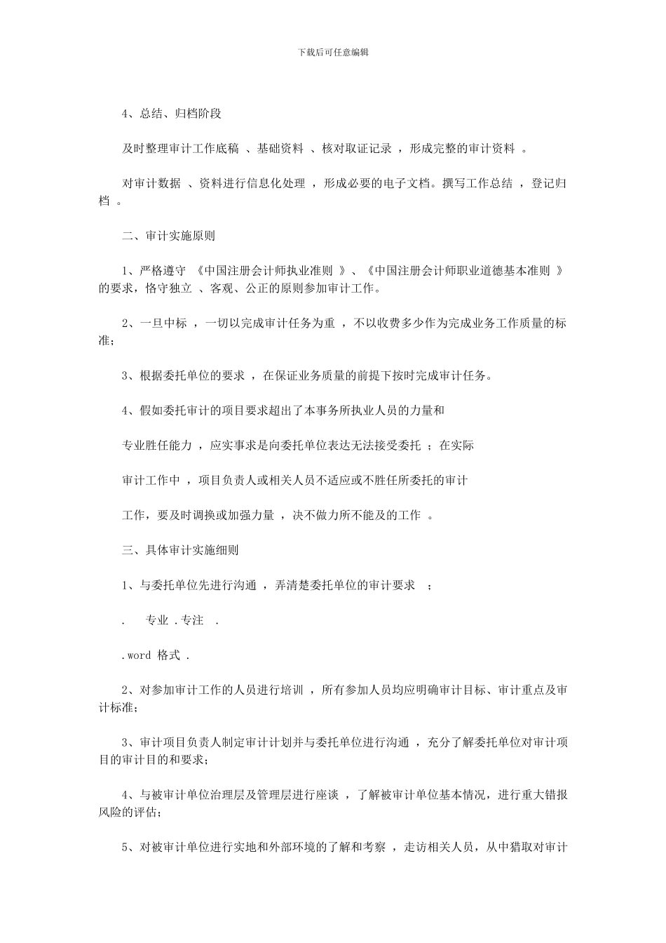 2024年专项资金审计实施计划实施方案_第2页