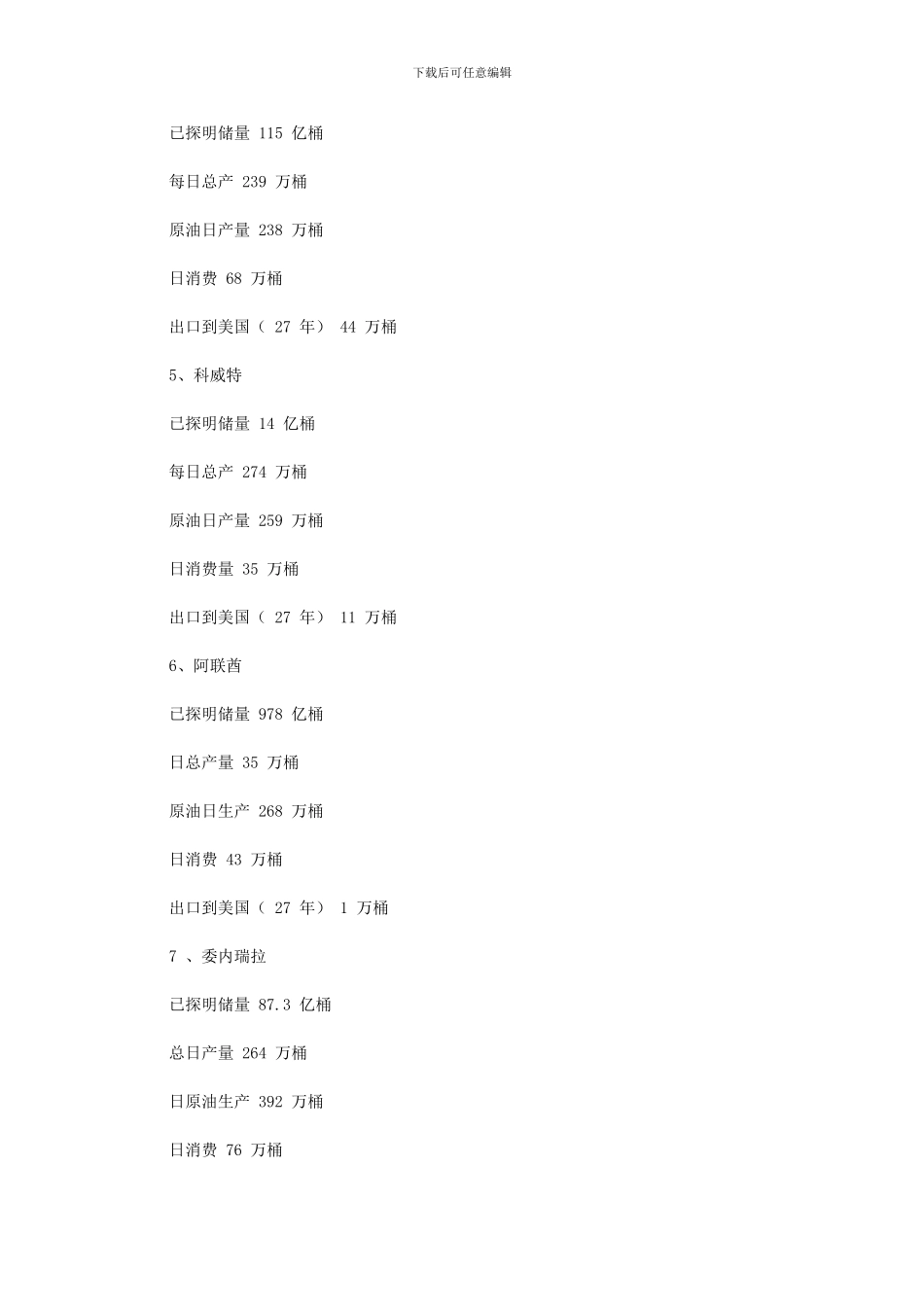 2024年世界石油资源空间分布及石油进口通道_第2页