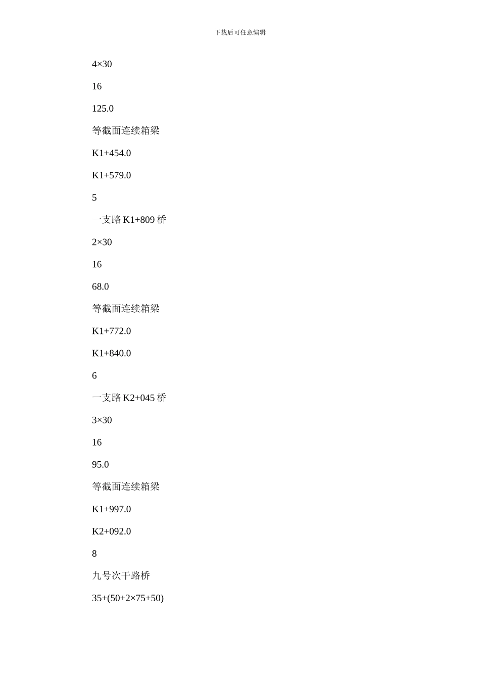 2024年两路寸滩保税港区空港生活配套区市政基础设施项目(二标段)桥梁施工图设计说明_第3页