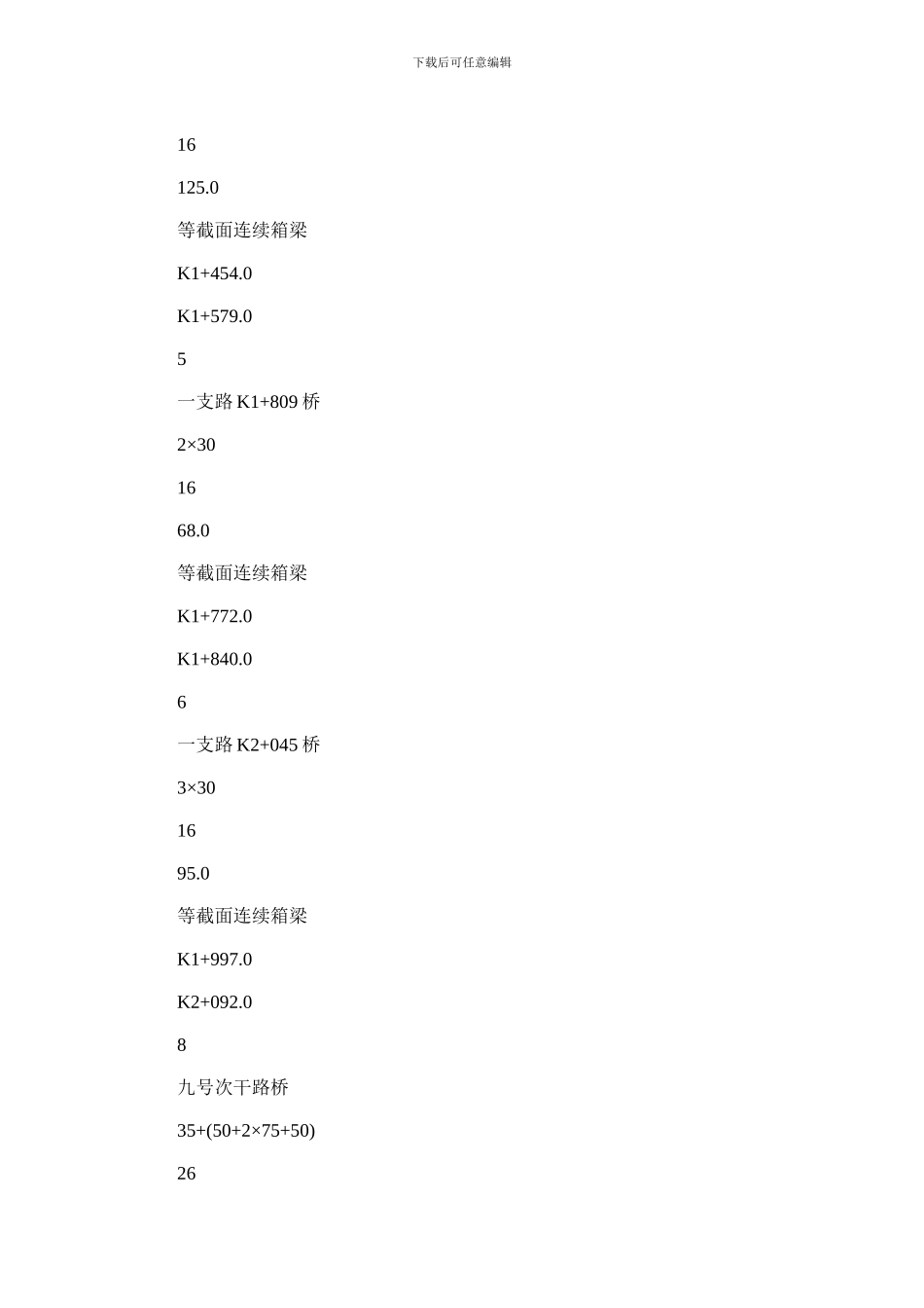 2024年两路寸滩保税港区空港生活配套区市政基础设施项目桥梁施工图设计说明_第3页