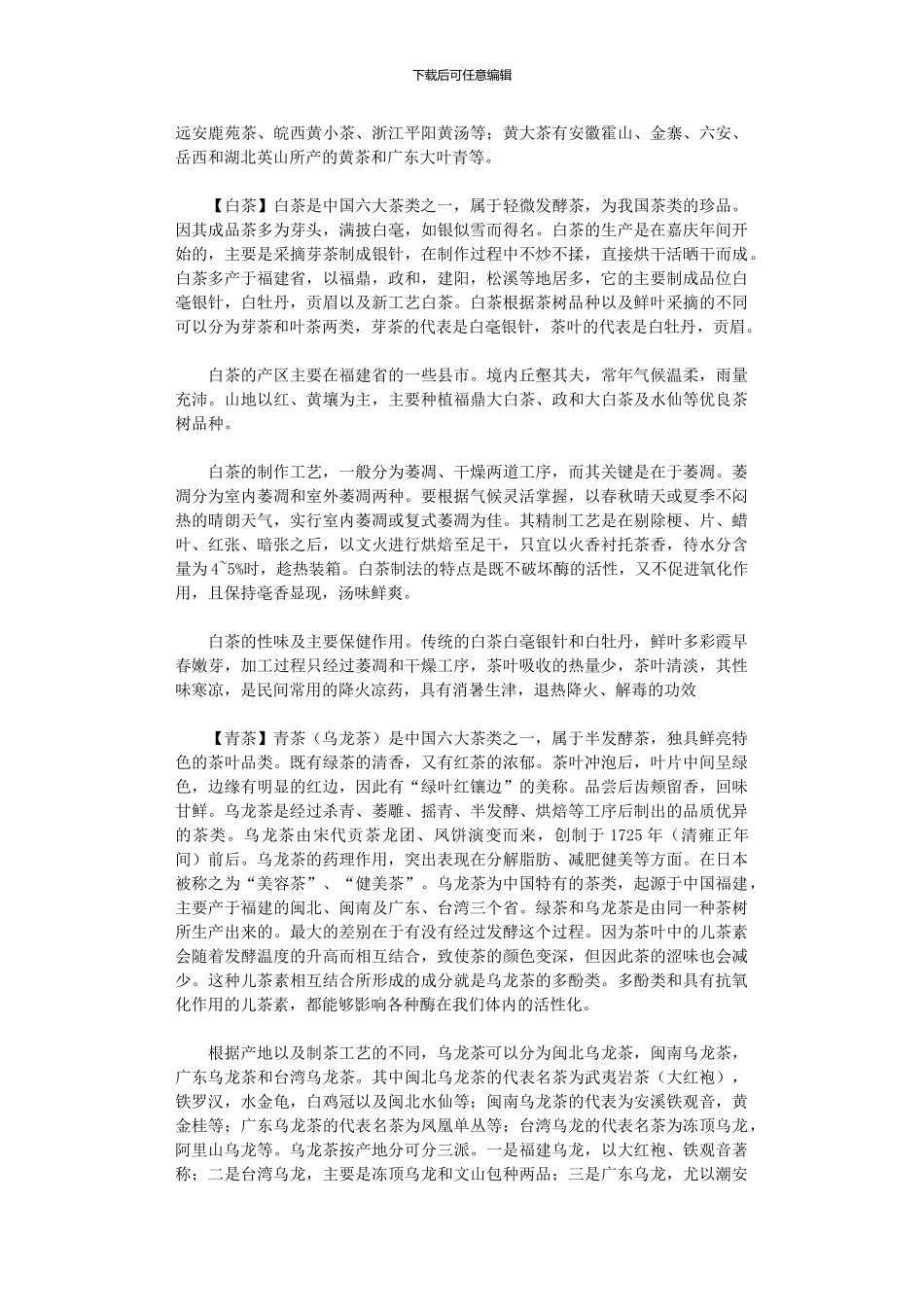 2024年中国六大茶类介绍_第2页