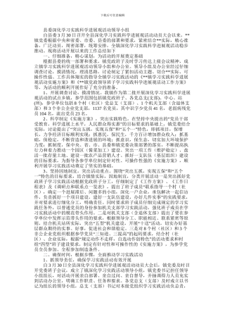 2024年乡镇党政班子科学发展观学习调研阶段工作总结