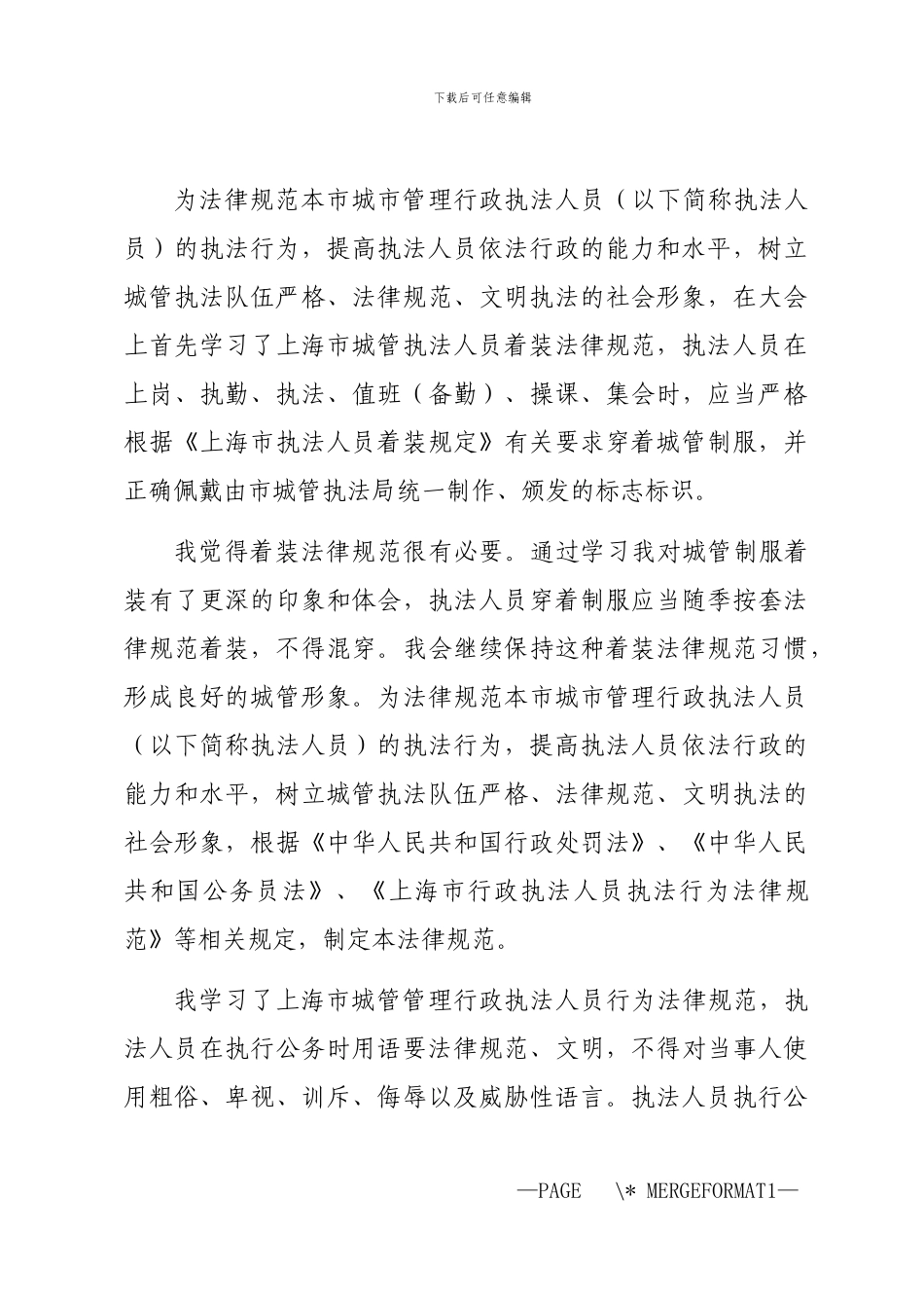 2024年交警纪律作风整顿心得总结_第3页