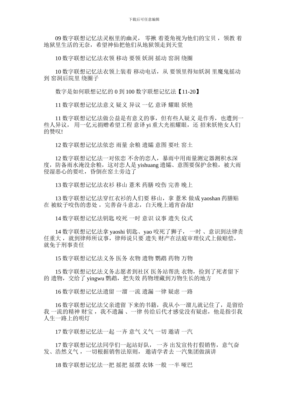 2024年什么是数字联想记忆法_第2页