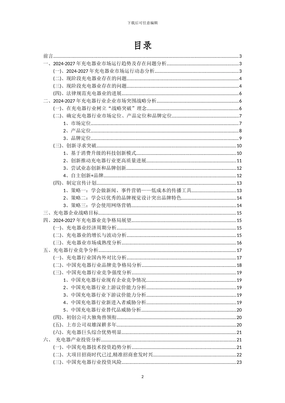 2024年充电器行业分析及未来五至十年行业发展报告_第2页