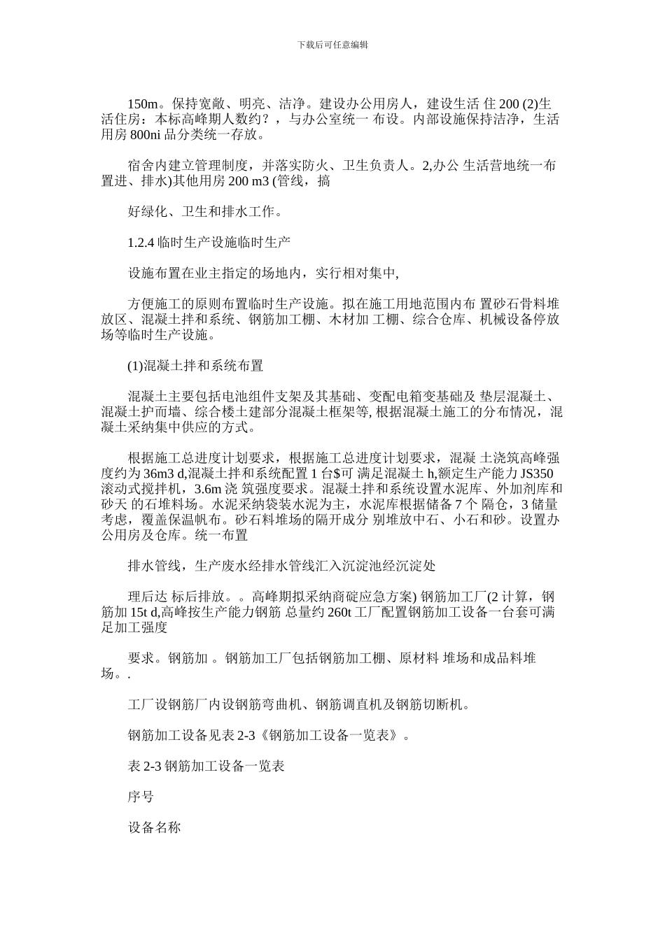 2024年光伏电站工程项目总体施工组织布置及规划_第3页