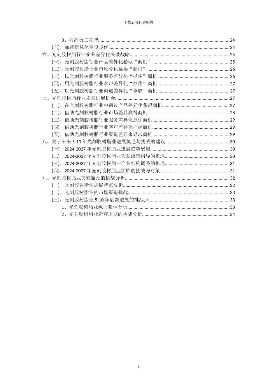 2024年光刻胶树脂行业洞察报告及未来五至十年预测分析报告_第3页