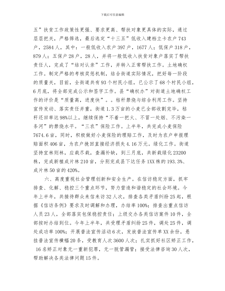 2024年全镇上半年工作总结_第3页