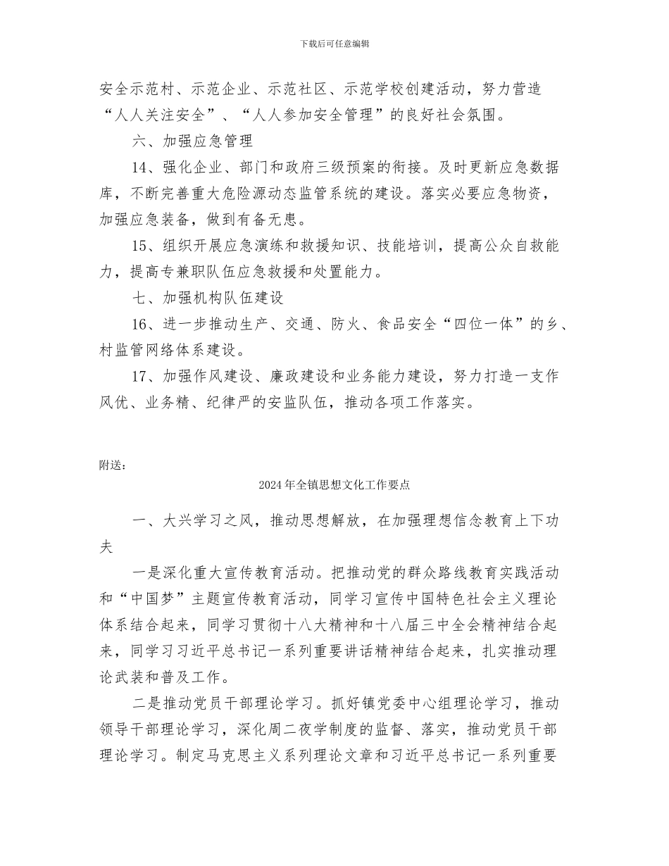 2024年全镇安全生产工作要点_第3页