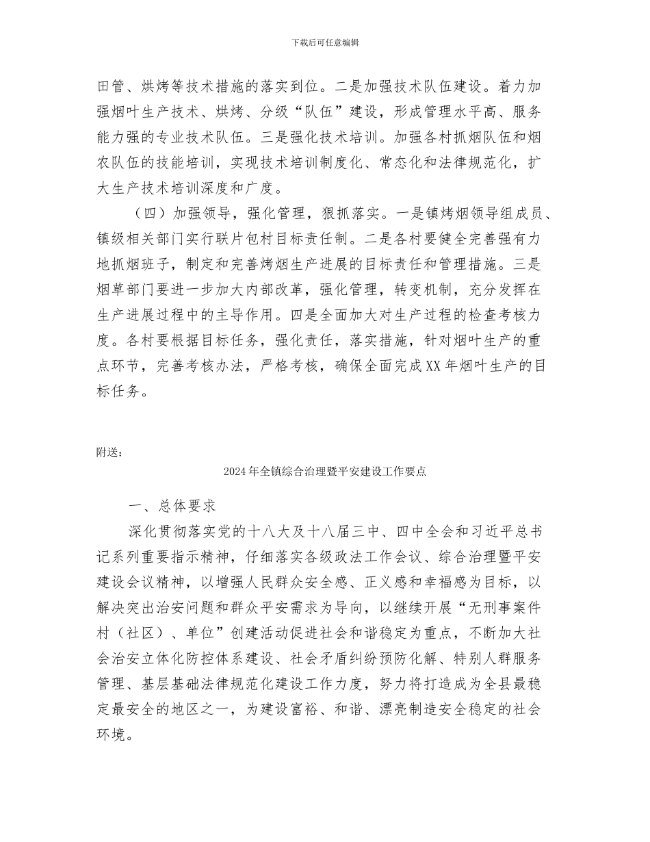 2024年全镇烤烟生产工作意见_第3页