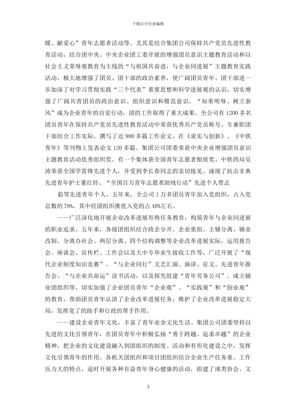 2024年公司团代会工作报告_第3页