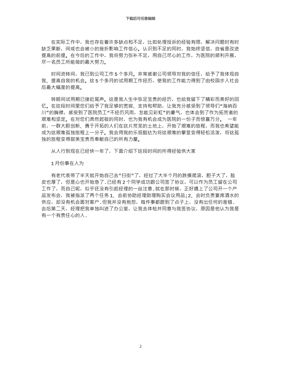 2024年医药公司销售工作总结_第2页