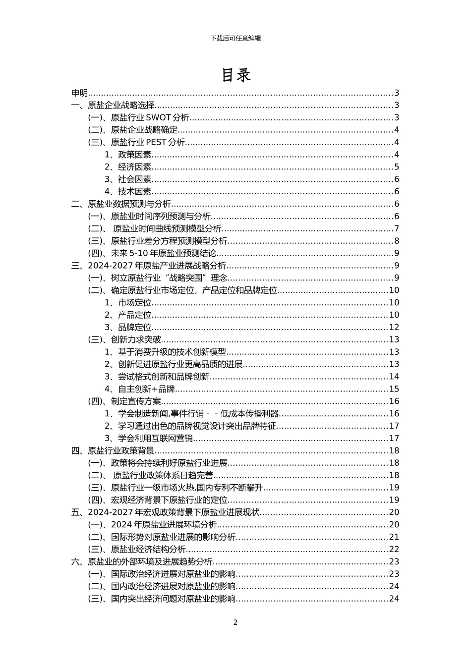 2024年原盐行业洞察报告及未来五至十年预测分析报告_第2页