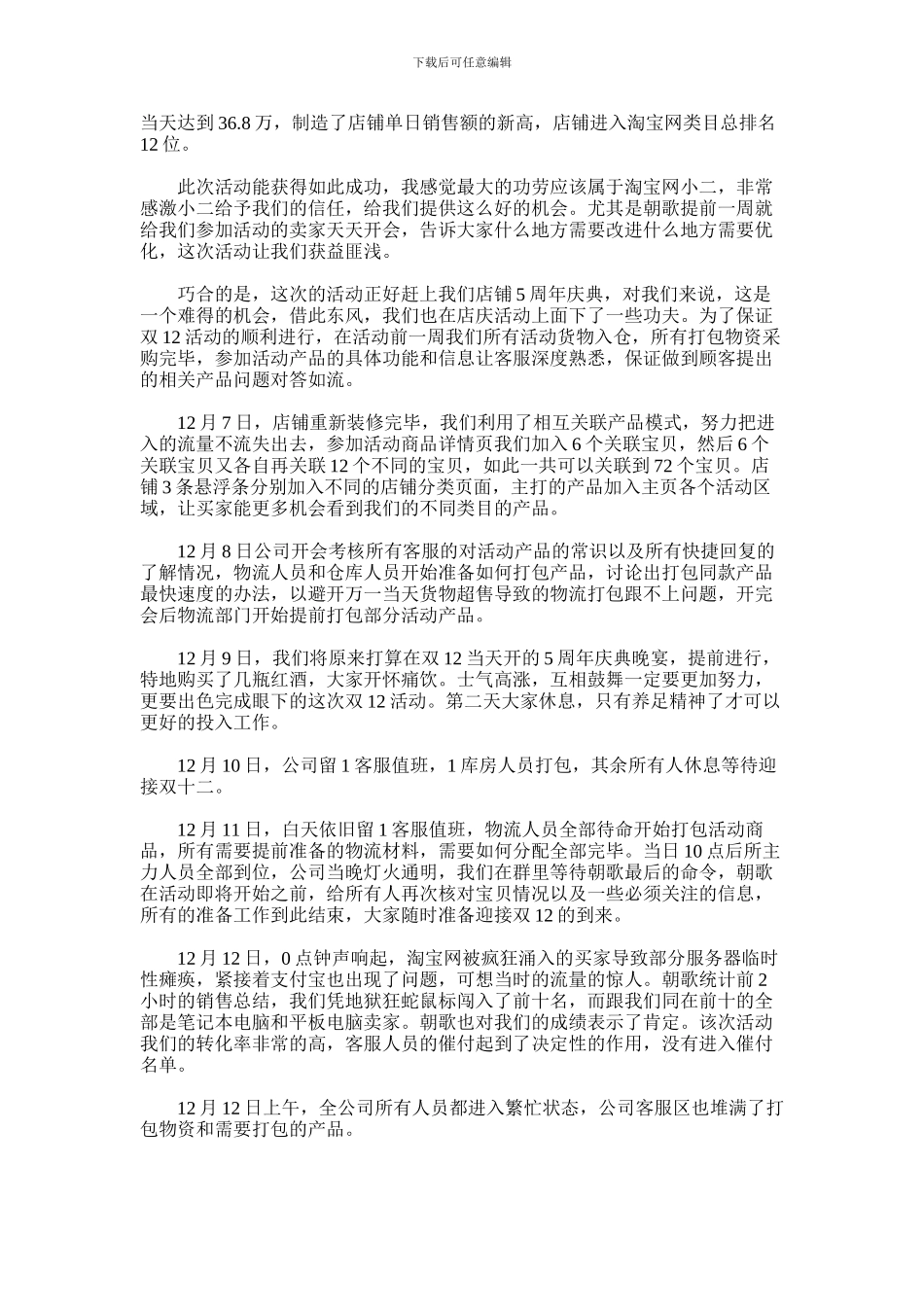 2024年双十二促销活动总结_第3页