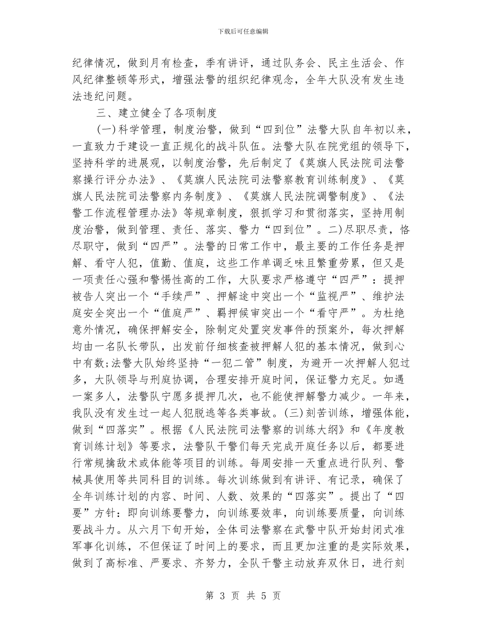 2024年司法警察年终工作总结格式_第3页