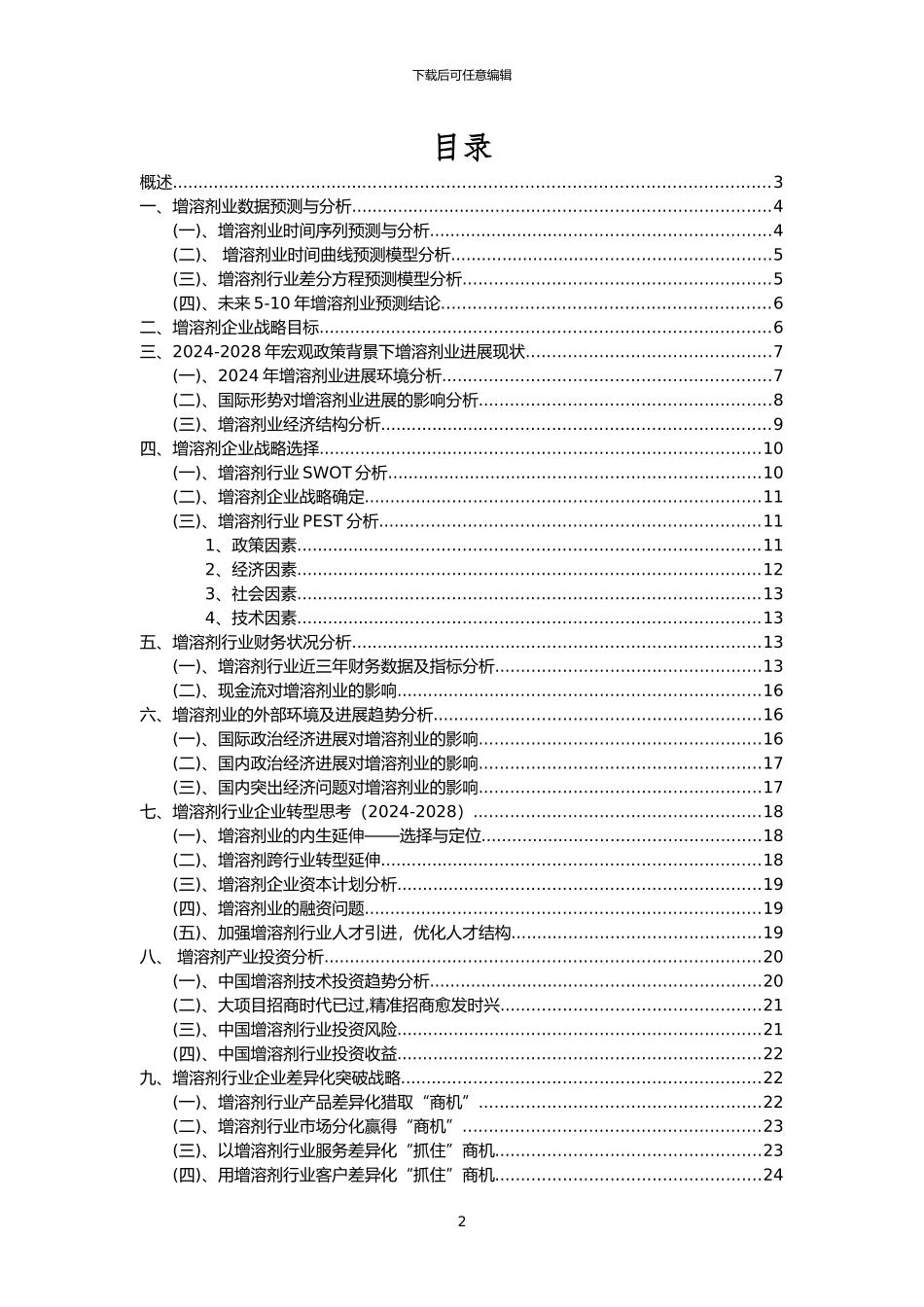 2024年增溶剂行业市场突围建议及需求分析报告_第2页