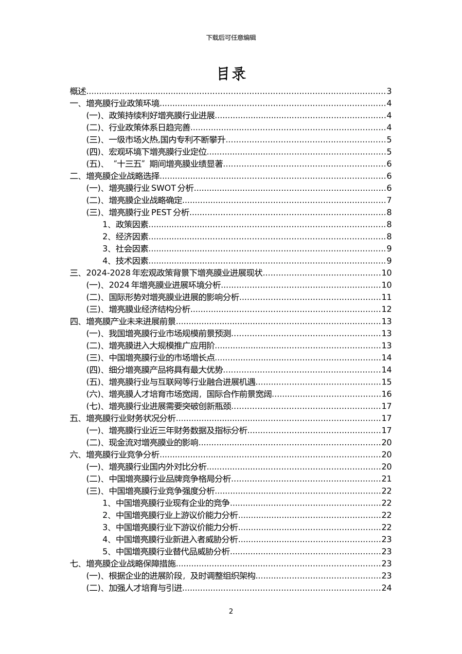 2024年增亮膜行业市场需求分析报告及未来五至十年行业预测报告_第2页