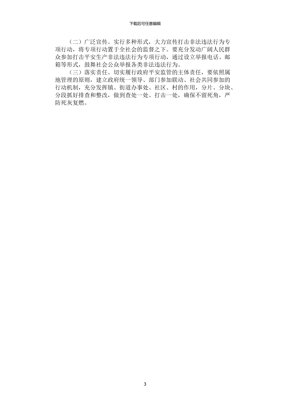 2024年安全管理违法整治方案_第3页