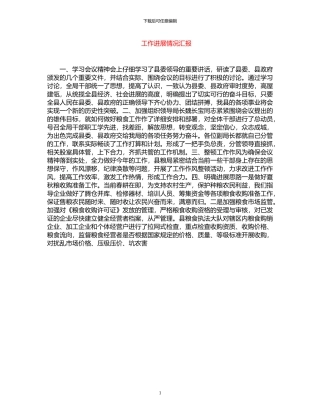 2024年工作进展情况汇报