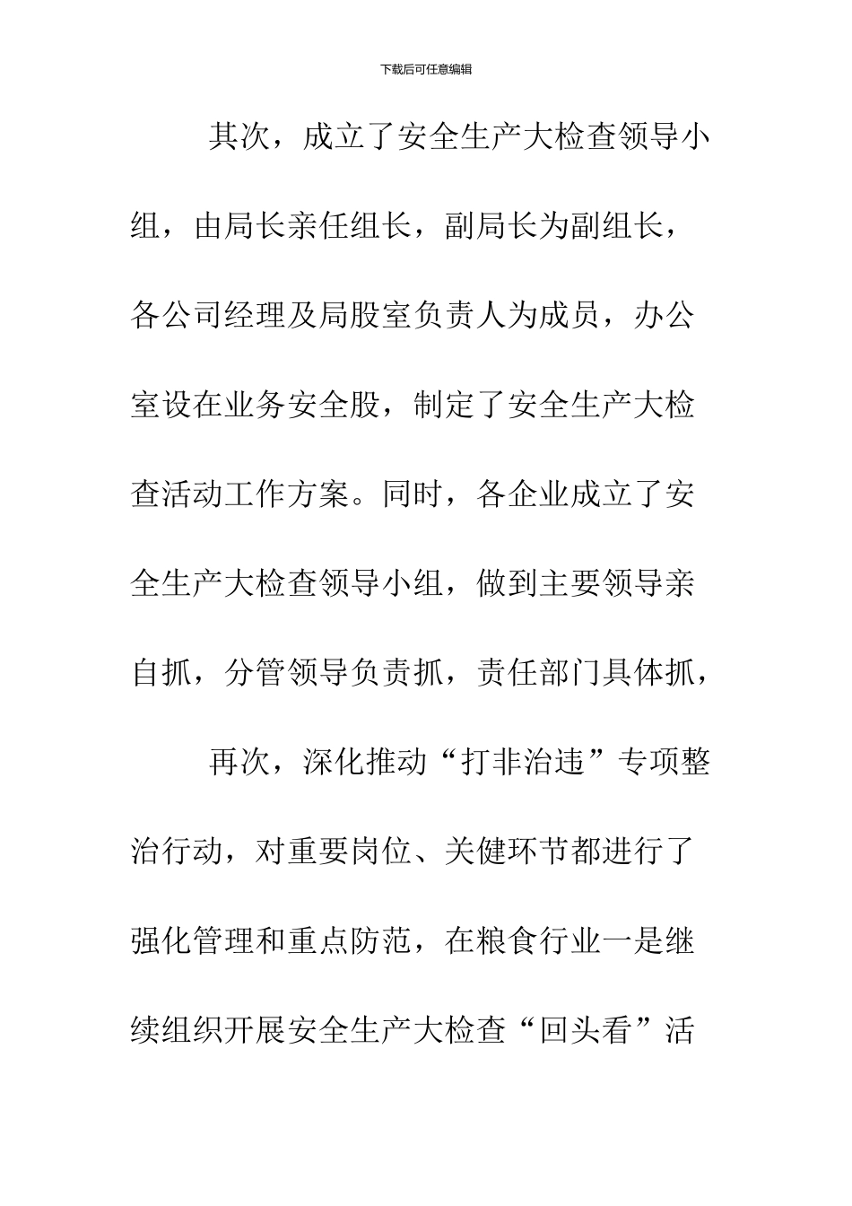 2024春节期间安全生产检查工作总结_第3页