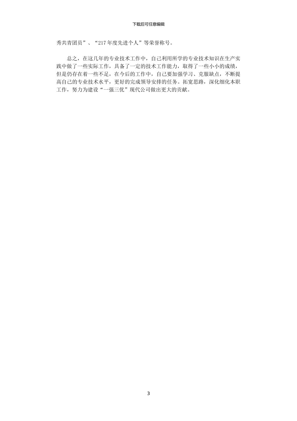 2024电力技术年终总结_第3页