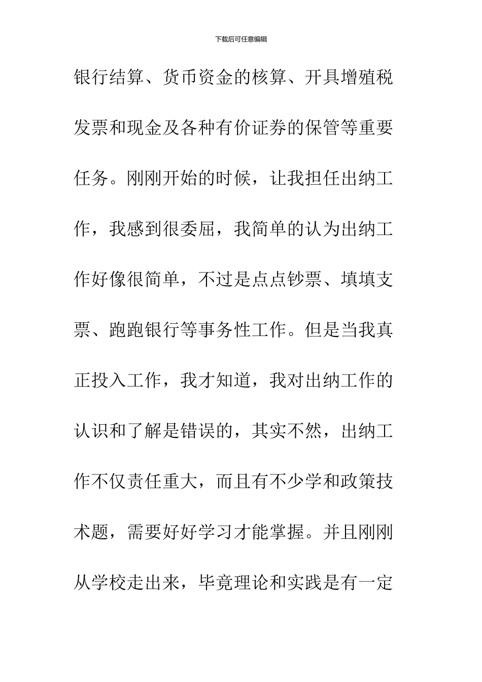 2024财务出纳个人总结范文_第2页