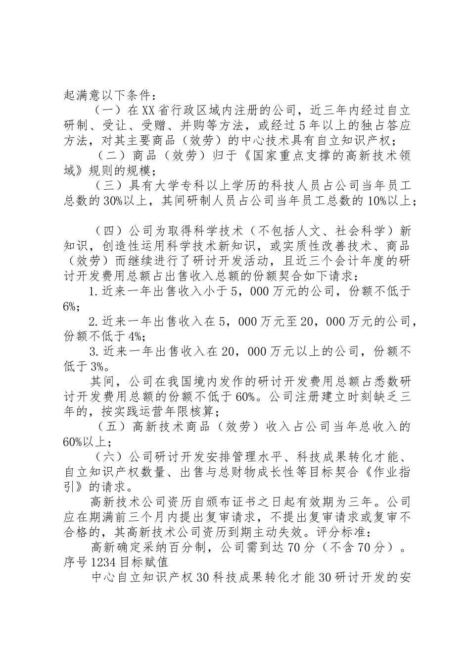 XX年高新技术企业认定申请资料_第2页