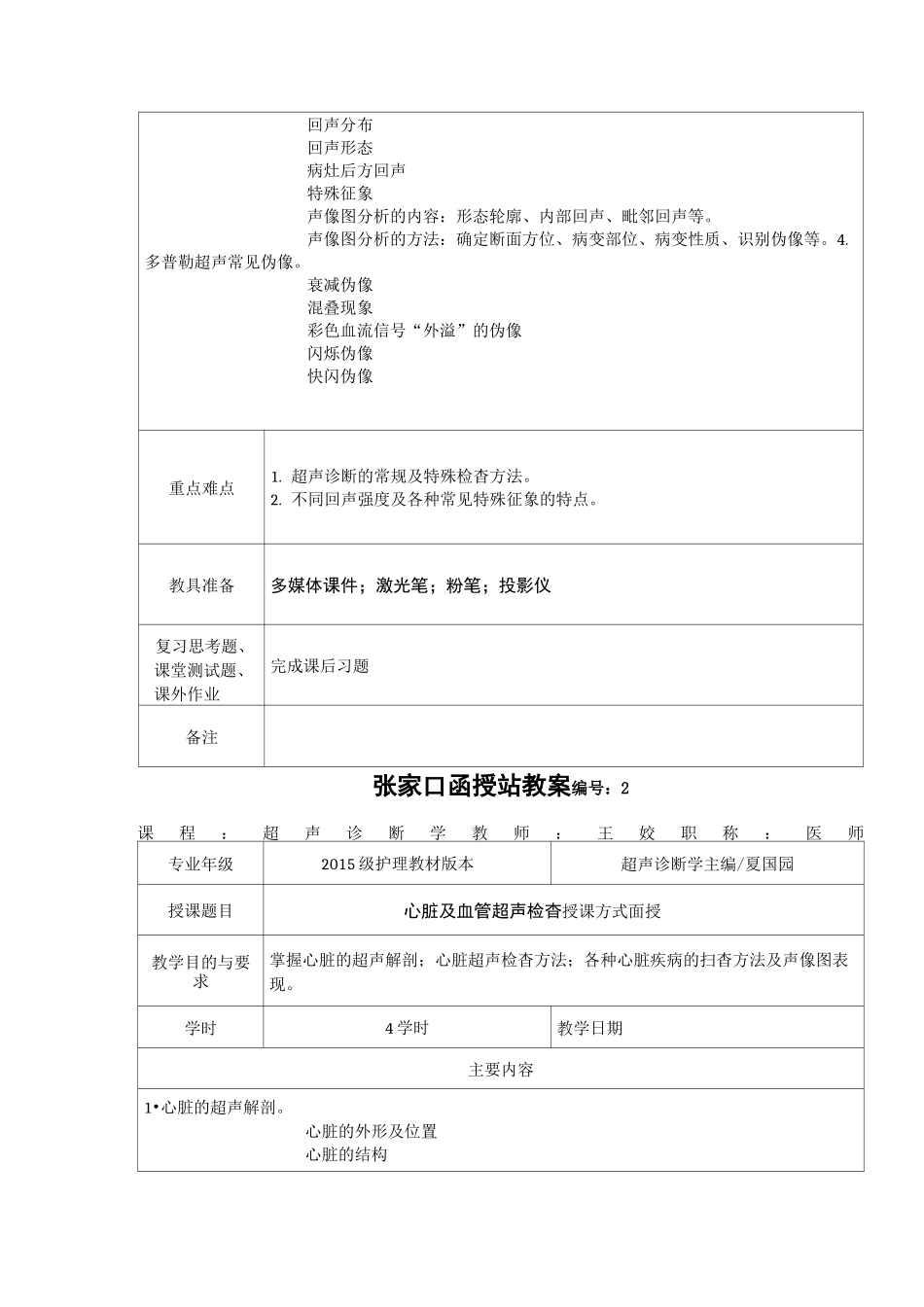超声诊断学教案_第2页