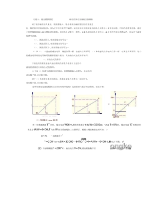 西门子PLC编程模拟量