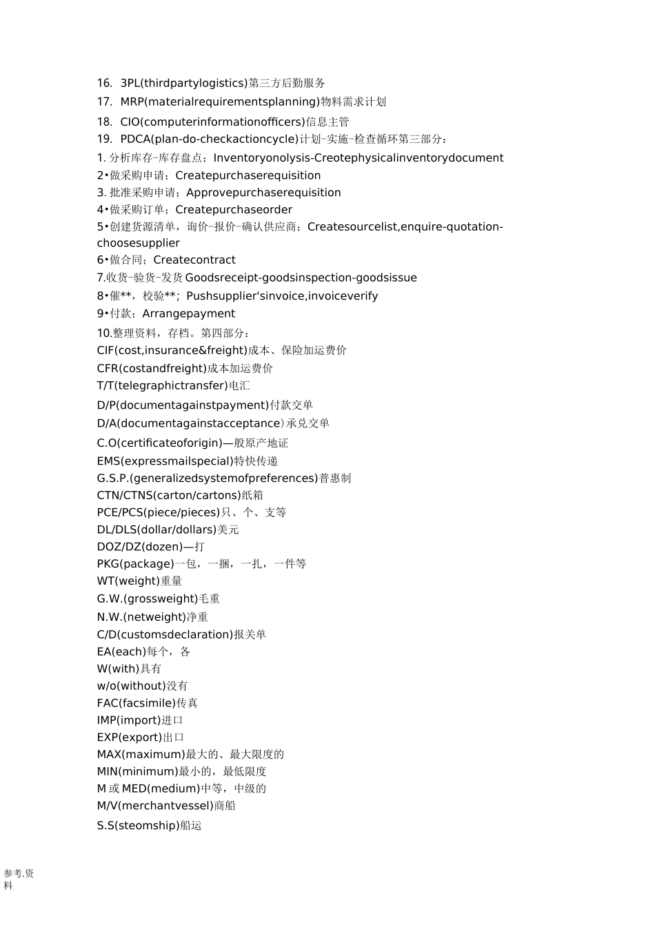 采购专业英文术语_第2页