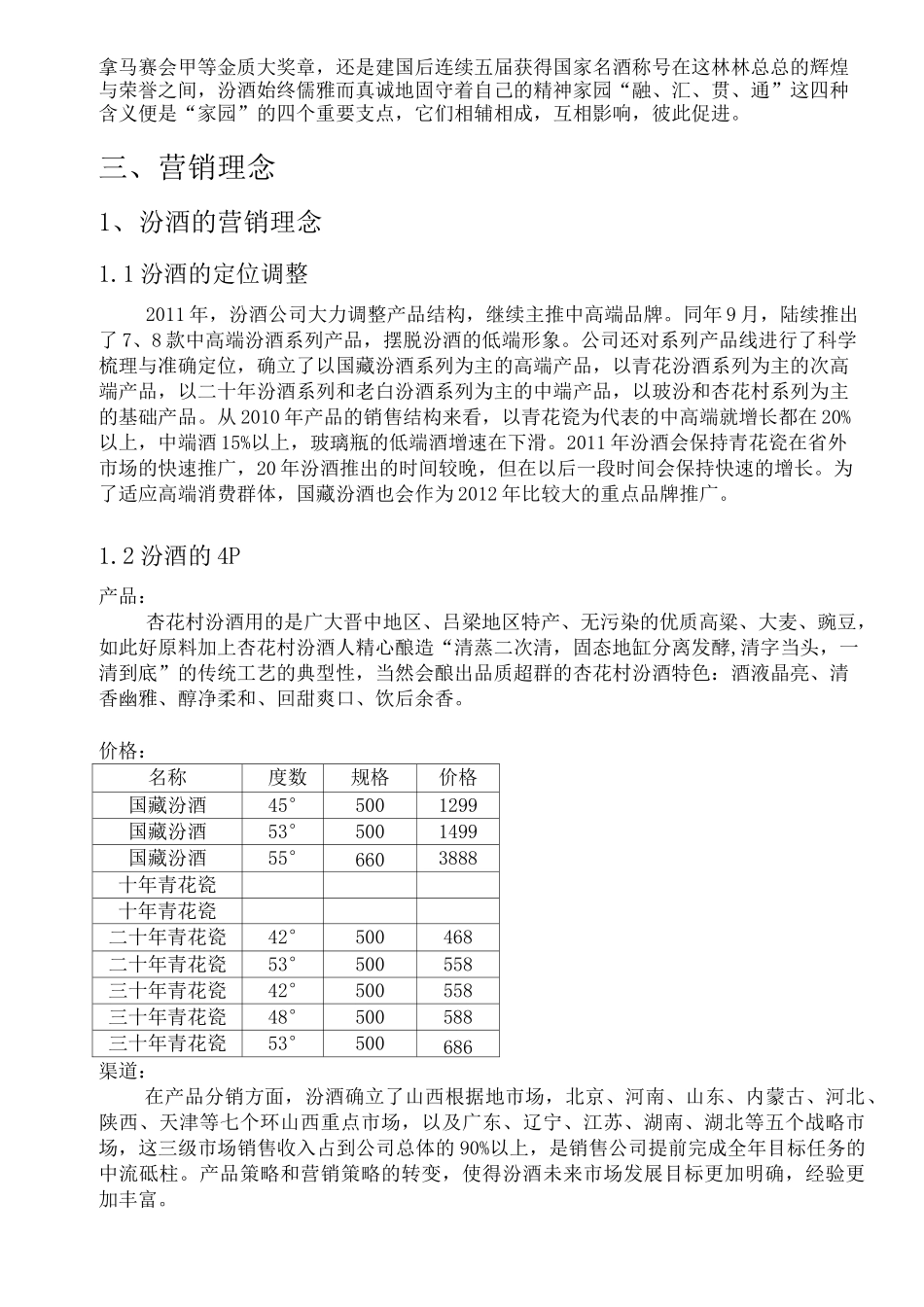 山西汾酒营销方案_第2页