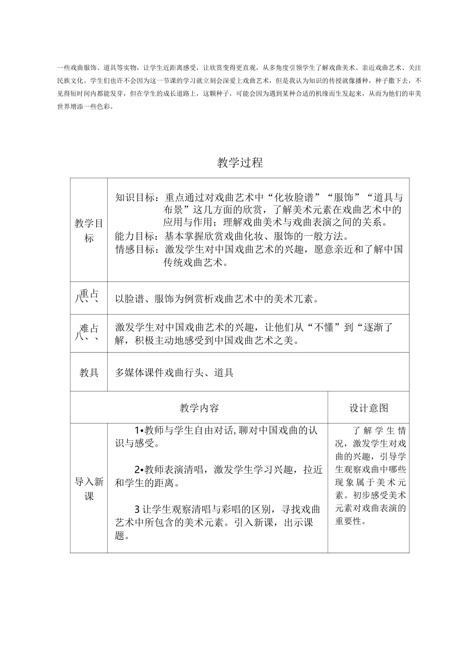 《戏曲美术》教学设计_第2页